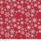 Snowflakes in Barn Red (c16402-barnred) | Mistletoe & Holly | Beverly McCullough | Riley Blake